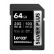 Lexar Professional SILVER PLUS SDXC 64GB memory card