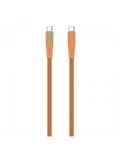 Havit CB6254 - USB Type C to USB Type C charging cable, 1 m (orange)