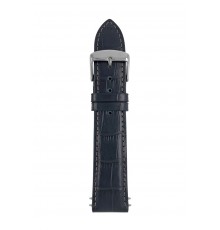 Leather strap Zeppelin navy blue 22 mm