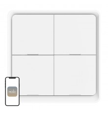 MOES ZT-SY-EU4S ZigBee 4-Button Scene Switch