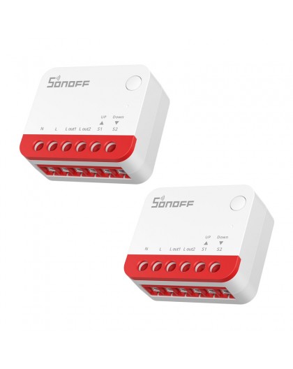 Smart ZigBee roller shutter switch Sonoff MINI-ZBRBS (2pak)