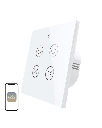 MOES WRS-EUC2-WH-MS Smart Roller Shutter Switch