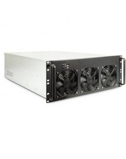 Inter-Tech 4F28 Rack Black, Silver