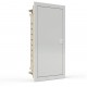 Installation housing plastic, metal doors, flush