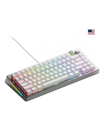 Glorious Gaming GMMK 3 PRO 75% Prebuilt Wired Silver - US