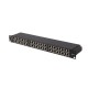 PATCH PANEL 48 PORT 1U 19" CAT6 FTP SHIELDED BLACK LANBERG