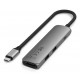 Satechi ST-P4SM interface hub USB Type-C 10000 Mbit/s Grey