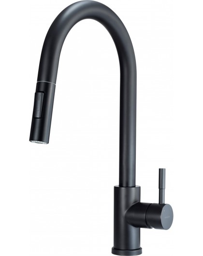 Kitchen faucet with pull-out spout - 2 jet types