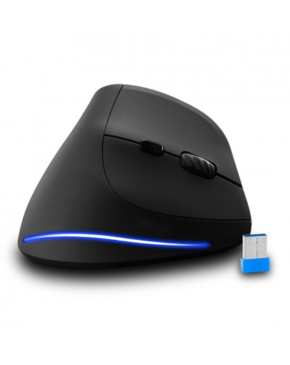 MEDIA-TECH VERTIC RF MT1123 Wireless vertical mouse RF 2400 DPI Black