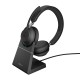 Jabra Evolve2 65 Headset Wireless Headband Office/Call Centre USB Type-A Bluetooth Black