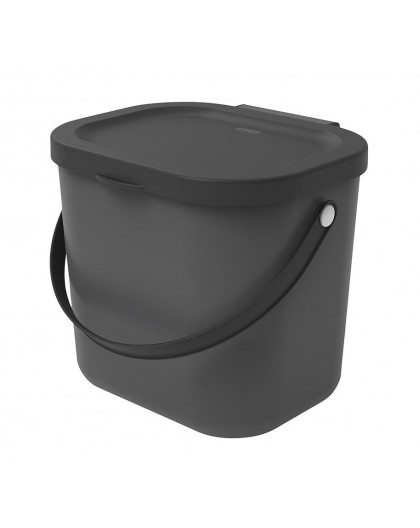 ROTHO Albula Anthracite - waste sorting container - 6l
