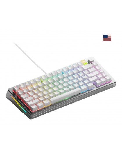 Glorious Gaming GMMK 3 PRO HE 75% Prebuilt Wired Silver - US