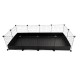 C&C Modular cage 4x2 145 x 75 cm black