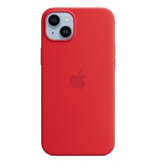 Apple iPhone 14 Plus Silicone Case with MagSafe - (PRODUCT)RED