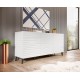 Cama Commode NOVA 155x40x72 white matt