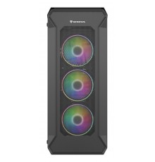 GENESIS Irid 505 ARGB Midi Tower Musta, Läbipaistev