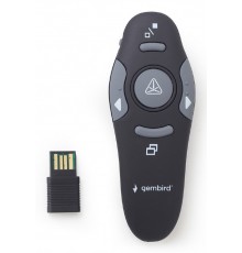 Gembird WP-L-11 remote control IR Wireless Projection screen Press buttons