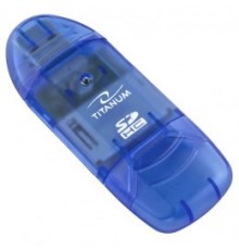 TITANUM TA101B card reader Blue USB 2.0