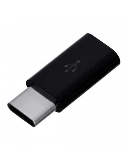 Savio AK-31 / B cable interface/gender adapter Micro USB USB 3.1 Typ C Black