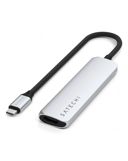 Satechi ST-P4SS interface hub USB Type-C 10000 Mbit/s Silver