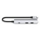Satechi ST-P4SS interface hub USB Type-C 10000 Mbit/s Silver