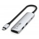 Satechi ST-P4SS interface hub USB Type-C 10000 Mbit/s Silver