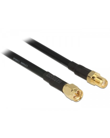 DeLOCK 15m CFD200 coaxial cable SMA