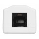 LANBERG SURFACE MOUNTING SOCKET CAT.6 1XRJ45 WHITE