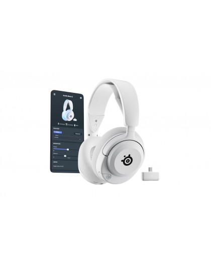 Steelseries Arctis Nova 5P Wireless Headset Head-band Gaming USB Type-C Bluetooth White